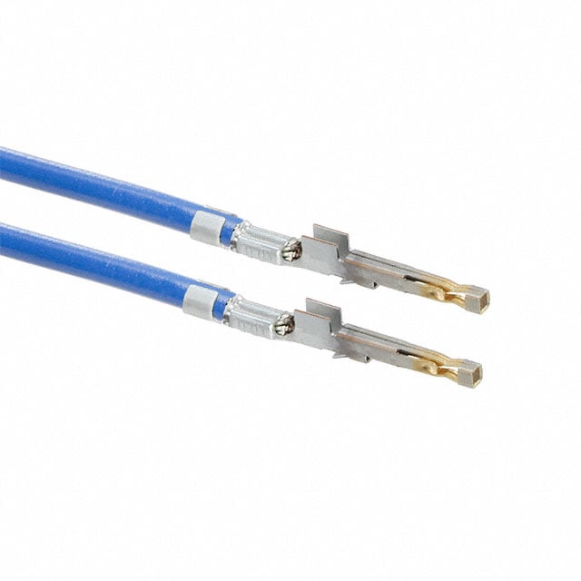 1722533011-03-L9-D by Molex - 3"" PRE-CRIMP 1857/19 BLUE
