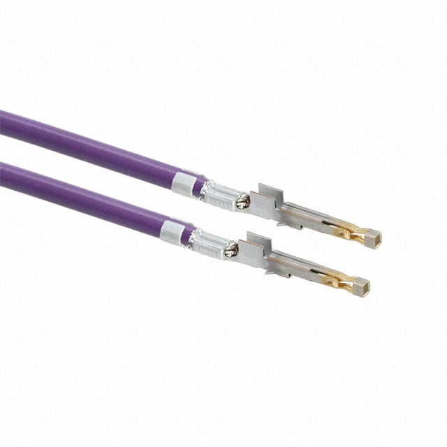 1722533011-02-V7-D by Molex - 2"" PRE-CRIMP 1858/19 VIOLET