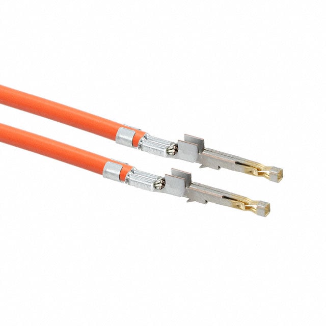 1722533012-08-A7-D by Molex - 8"" PRE-CRIMP 1858/19 ORANGE