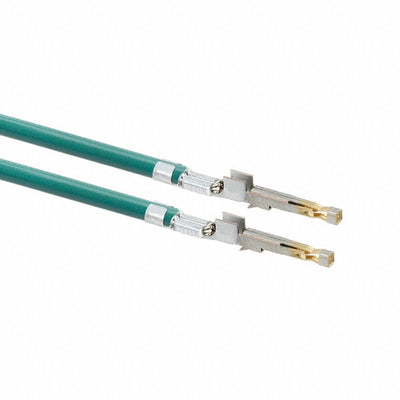 1722533012-06-G9-D by Molex - 6"" PRE-CRIMP 1857/19 GREEN
