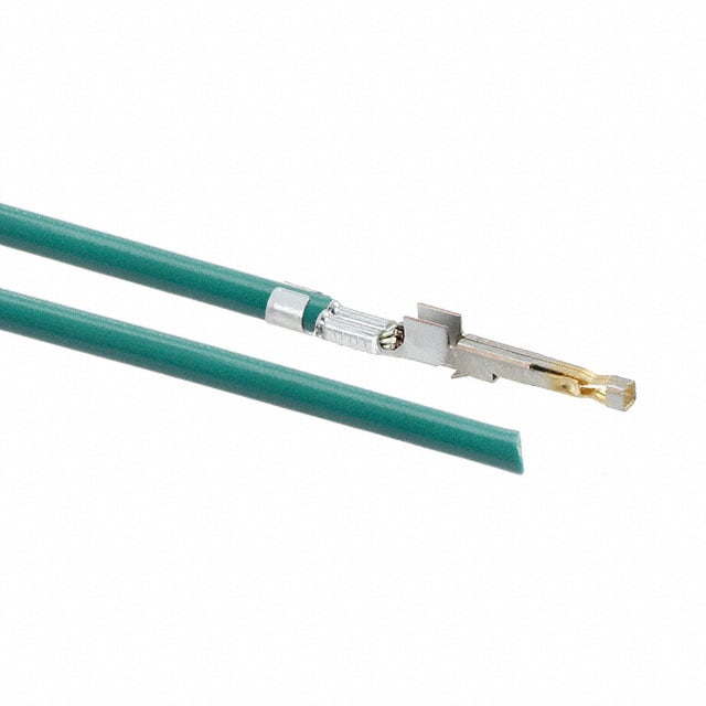 1722533012-08-G7 by Molex - 8"" PRE-CRIMP 1858/19 GREEN