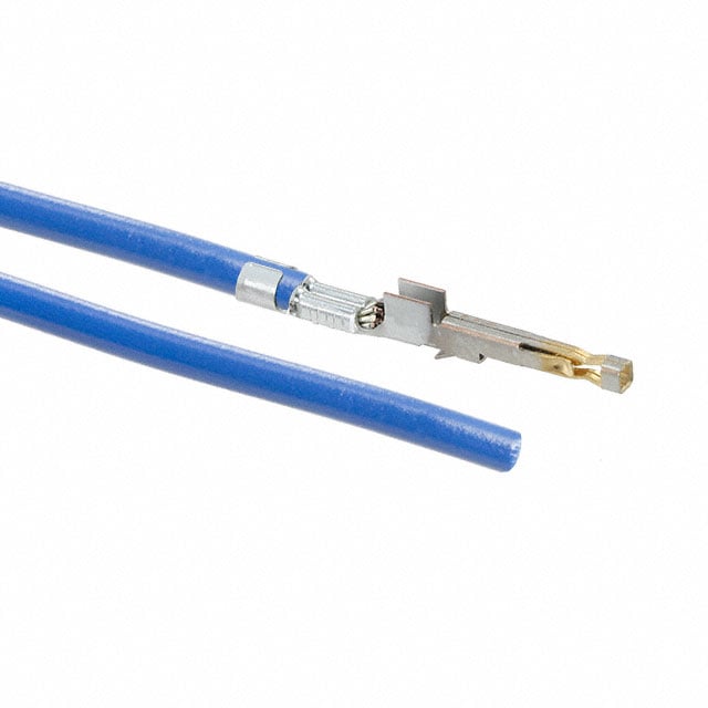 1722533012-08-L7 by Molex - 8"" PRE-CRIMP 1858/19 BLUE