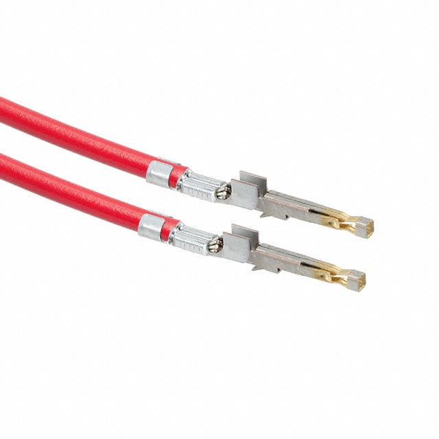 1722533012-11-R9-D by Molex - 11"" PRE-CRIMP 1857/19 RED