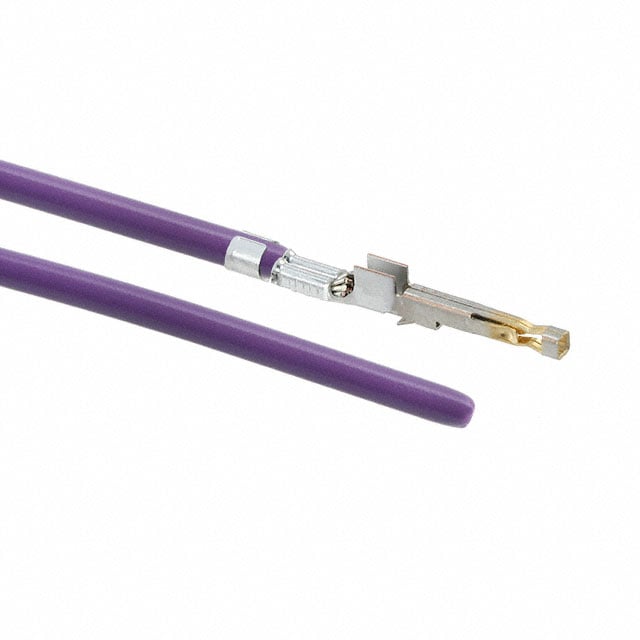 1722533012-03-V9 by Molex - 3"" PRE-CRIMP 1857/19 VIOLET
