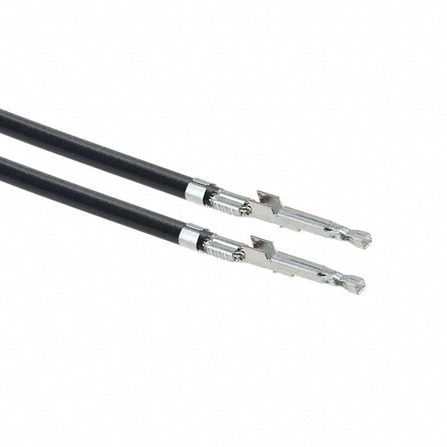 1722533023-02-B7-D by Molex - 2"" PRE-CRIMP 1858/19 BLACK