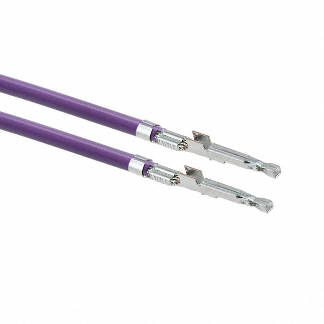 1722533023-03-V9-D by Molex - 3"" PRE-CRIMP 1857/19 VIOLET
