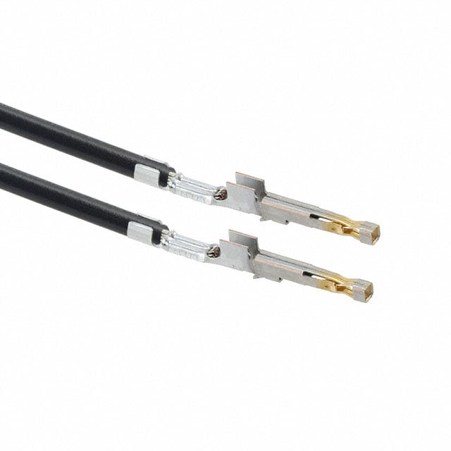 1722533111-04-B2-D by Molex - 4"" PRE-CRIMP 1855/19 BLACK