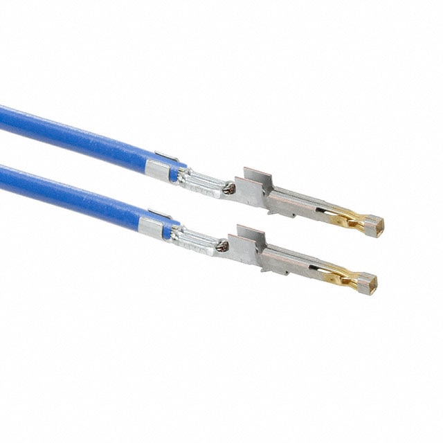 1722533111-10-L0-D by Molex - 10"" PRE-CRIMP 1856/19 BLUE