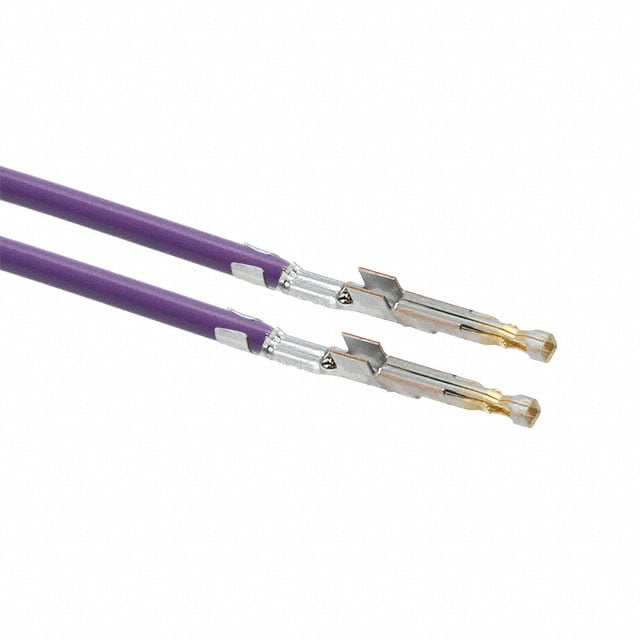 1722533112-04-V0-D by Molex - 4"" PRE-CRIMP 1856/19 VIOLET