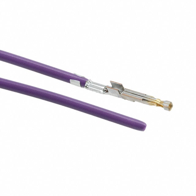 1722533112-03-V2 by Molex - 3"" PRE-CRIMP 1855/19 VIOLET