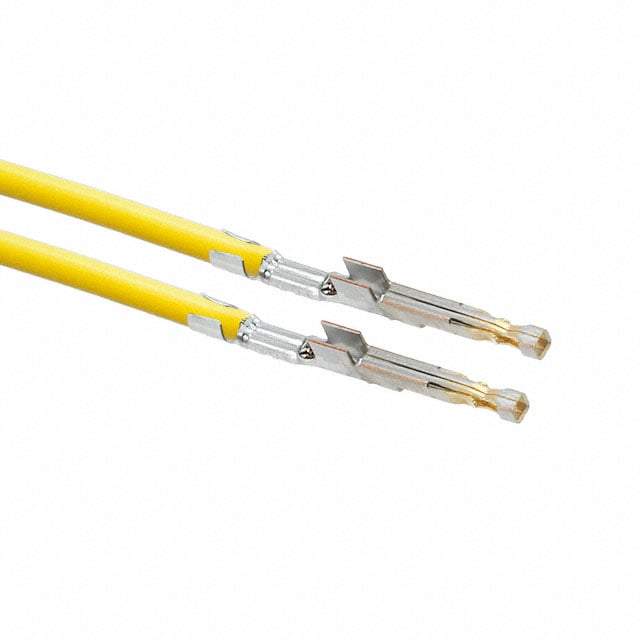 1722533112-12-Y2-D by Molex - 12"" PRE-CRIMP 1855/19 YELLOW