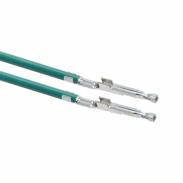 1722533123-02-G2-D by Molex - 2"" PRE-CRIMP 1855/19 GREEN