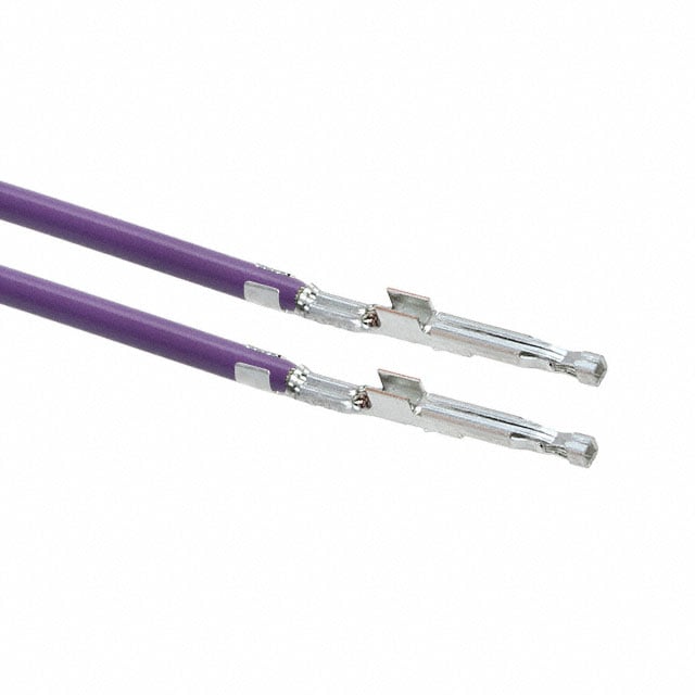 1722533123-02-V2-D by Molex - 2"" PRE-CRIMP 1855/19 VIOLET