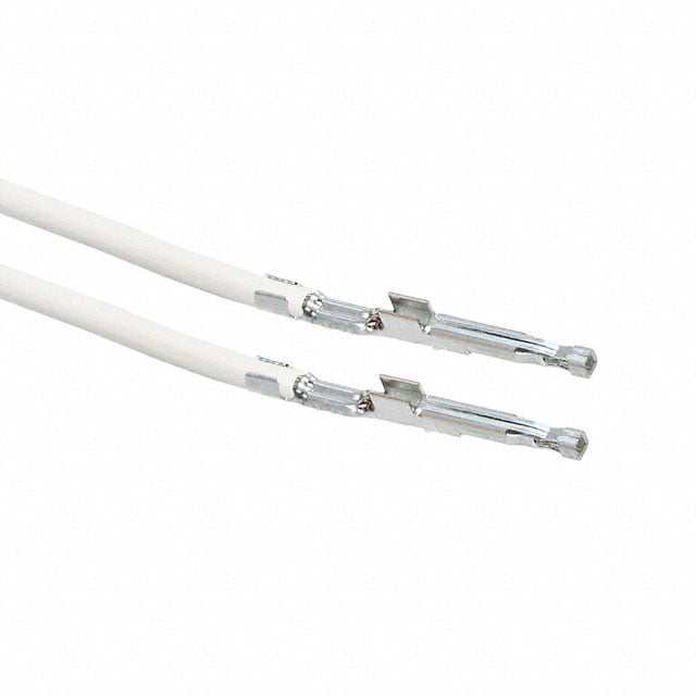 1722533123-10-W2-D by Molex - 10"" PRE-CRIMP 1855/19 WHITE