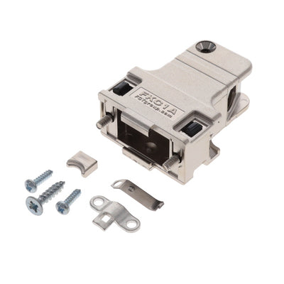 1727040109 by Molex - CONNECTOR BACKSHELL 9P 70DEG SHLD BLK