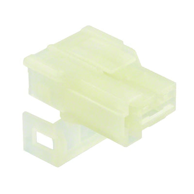 172864-1 by TE Connectivity AMP Connectors - CONNECTOR RECPT HSG 0.25 2POS WHITE