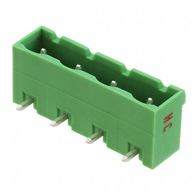 1766259 by Phoenix Contact - TERM BLOCK HDR 4POS 90DEG 7.62MM
