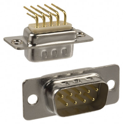 174-E09-113R001 by NorComp Inc. - CONNECTOR D-SUB PLUG 9POS R/A SLDR