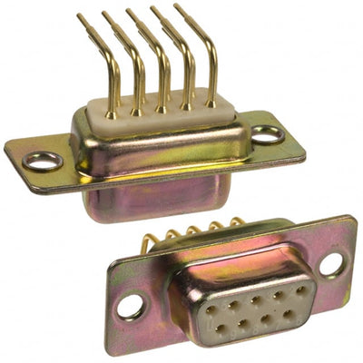 174-E09-211-001 by NorComp Inc. - CONNECTOR D-SUB RCPT 9POS R/A SLDR