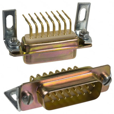 173-E15-111R241 by NorComp Inc. - CONNECTOR D-SUB PLUG 15POS R/A SLDR