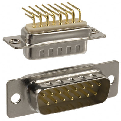174-E15-113R001 by NorComp Inc. - CONNECTOR D-SUB PLUG 15POS R/A SLDR