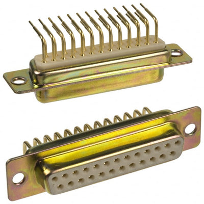 173-E25-211R001 by NorComp Inc. - CONNECTOR D-SUB RCPT 25POS R/A SLDR