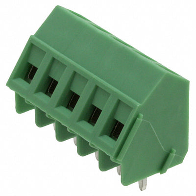 1733444 by Phoenix Contact - TERM BLOCK 5POS 55DEG 5MM PCB