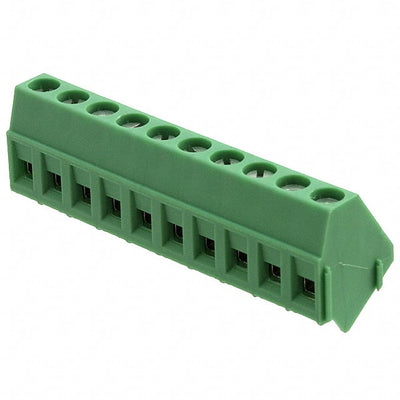 1733651 by Phoenix Contact - TERM BLK 10POS 55DEG 5.08MM PCB