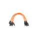 1733 by Pololu Corporation - JMPR WIRE 10-PACK M-M 6"" ORANGE