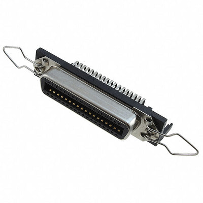 1734044-1 by TE Connectivity AMP Connectors - CONNECTOR RECPT 36POS R/A SOLDER
