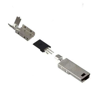1734205-1 by TE Connectivity AMP Connectors - CONNECTOR PLG USB2.0 MINI B 5POS SLDR