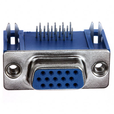 1734344-3 by TE Connectivity AMP Connectors - CONNECTOR D-SUB HD RCPT 15P R/A SLDR