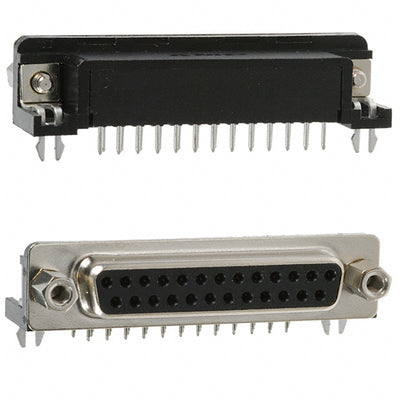 1734349-1 by TE Connectivity AMP Connectors - CONNECTOR D-SUB RCPT 25POS R/A SLDR