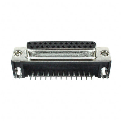 1734350-2 by TE Connectivity AMP Connectors - CONNECTOR D-SUB RCPT 25POS R/A SLDR