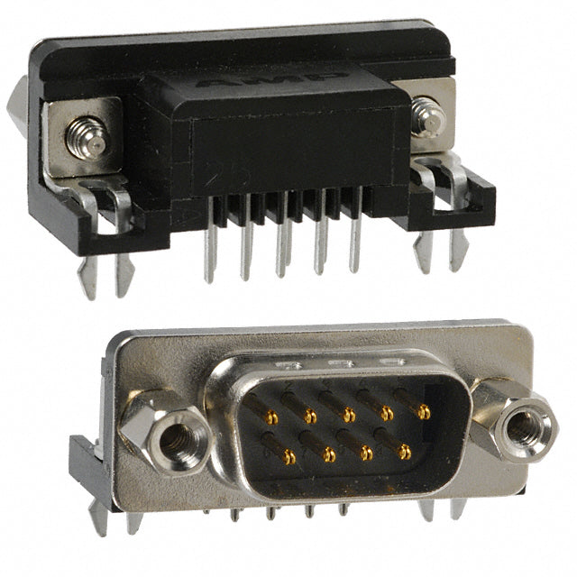 1734351-1 by TE Connectivity AMP Connectors - CONNECTOR D-SUB PLUG 9POS R/A SLDR