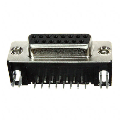 1734355-1 by TE Connectivity AMP Connectors - CONNECTOR D-SUB RCPT 15POS R/A SLDR
