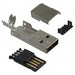 1734372-1 by TE Connectivity AMP Connectors - CONNECTOR PLUG USB2.0 TYPEA 4POS SLD