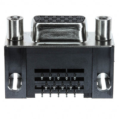 1734530-1 by TE Connectivity AMP Connectors - CONNECTOR D-SUB HD RCPT 15P R/A SLDR