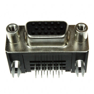 1734530-3 by TE Connectivity AMP Connectors - CONNECTOR D-SUB HD RCPT 15P R/A SLDR