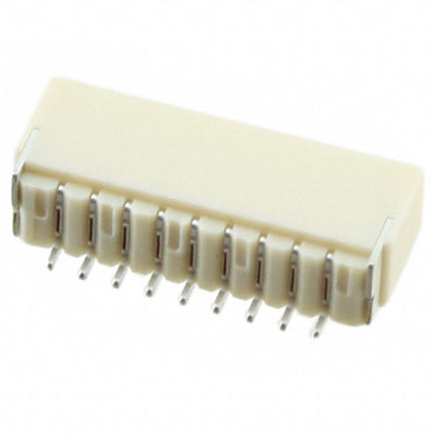 1734709-9 by TE Connectivity AMP Connectors - CONNECTOR HEADER SMD R/A 9POS 1MM
