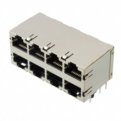 1734715-2 by TE Connectivity AMP Connectors - CONNECTOR MOD JACK 8P8C R/A SHIELDED