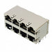 1734715-2 by TE Connectivity AMP Connectors - CONNECTOR MOD JACK 8P8C R/A SHIELDED