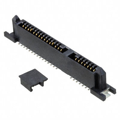 1735284-1 by TE Connectivity AMP Connectors - CONNECTOR SATA RCPT 22POS SLD SMD