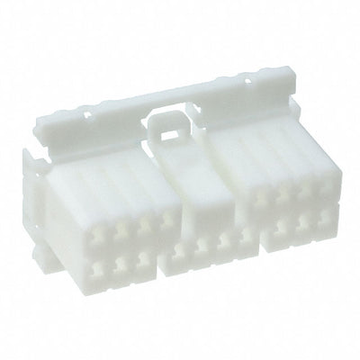 173853-1 by TE Connectivity AMP Connectors - CONNECTOR PLUG HSNG 18POS DUAL WHITE