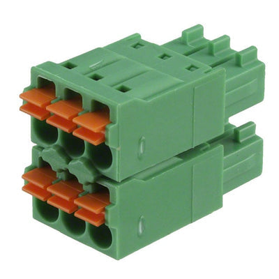 1738814 by Phoenix Contact - TERM BLOCK PLUG 6POS STR 3.5MM