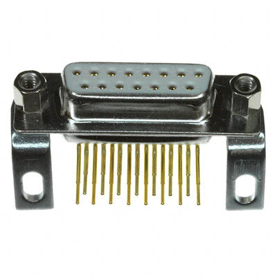 174-E15-212-141 by NorComp Inc. - CONNECTOR D-SUB RCPT 15POS R/A SLDR