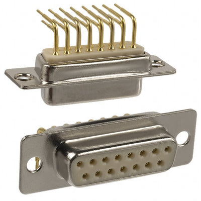 174-E15-213R001 by NorComp Inc. - CONNECTOR D-SUB RCPT 15POS R/A SLDR