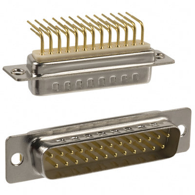 174-E25-113R001 by NorComp Inc. - CONNECTOR D-SUB PLUG 25POS R/A SLDR