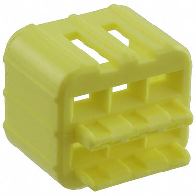 174265-7 by TE Connectivity AMP Connectors - CONNECTOR CAP 6POS DOUBLE LOCK YELLOW