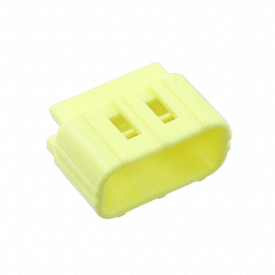 174360-7 by TE Connectivity AMP Connectors - CONNECTOR CAP 3POS DBL LOCK YELLOW